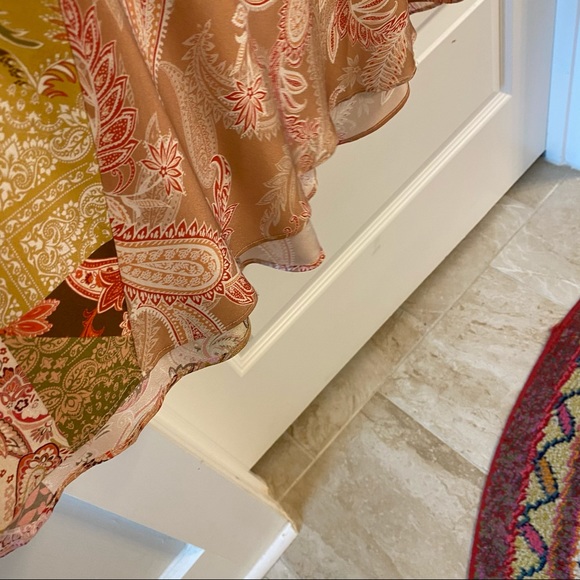 Kachel anthropology silk dress patchwork sz 10 NWT - Picture 8 of 12